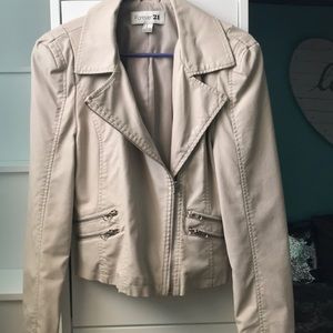 Cute leather jacket